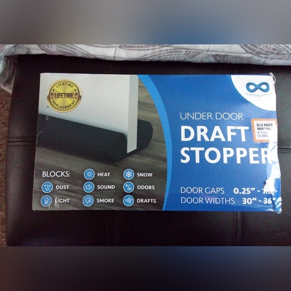Everlasting Comfort Under Door Draft Stopper - Thicker 2" Foam Strip - Picture 4 of 10